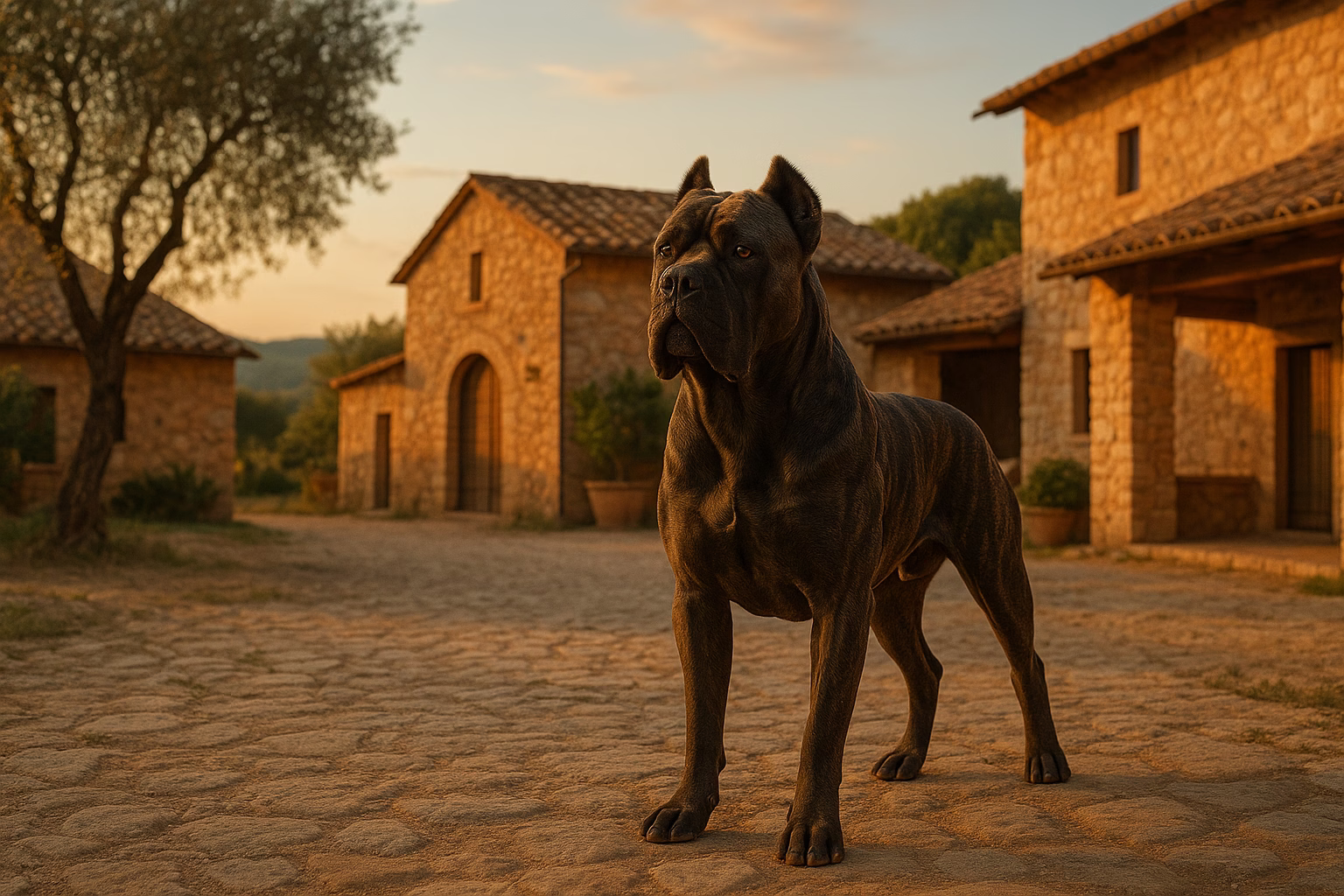 Cane Corso chien de cour italien