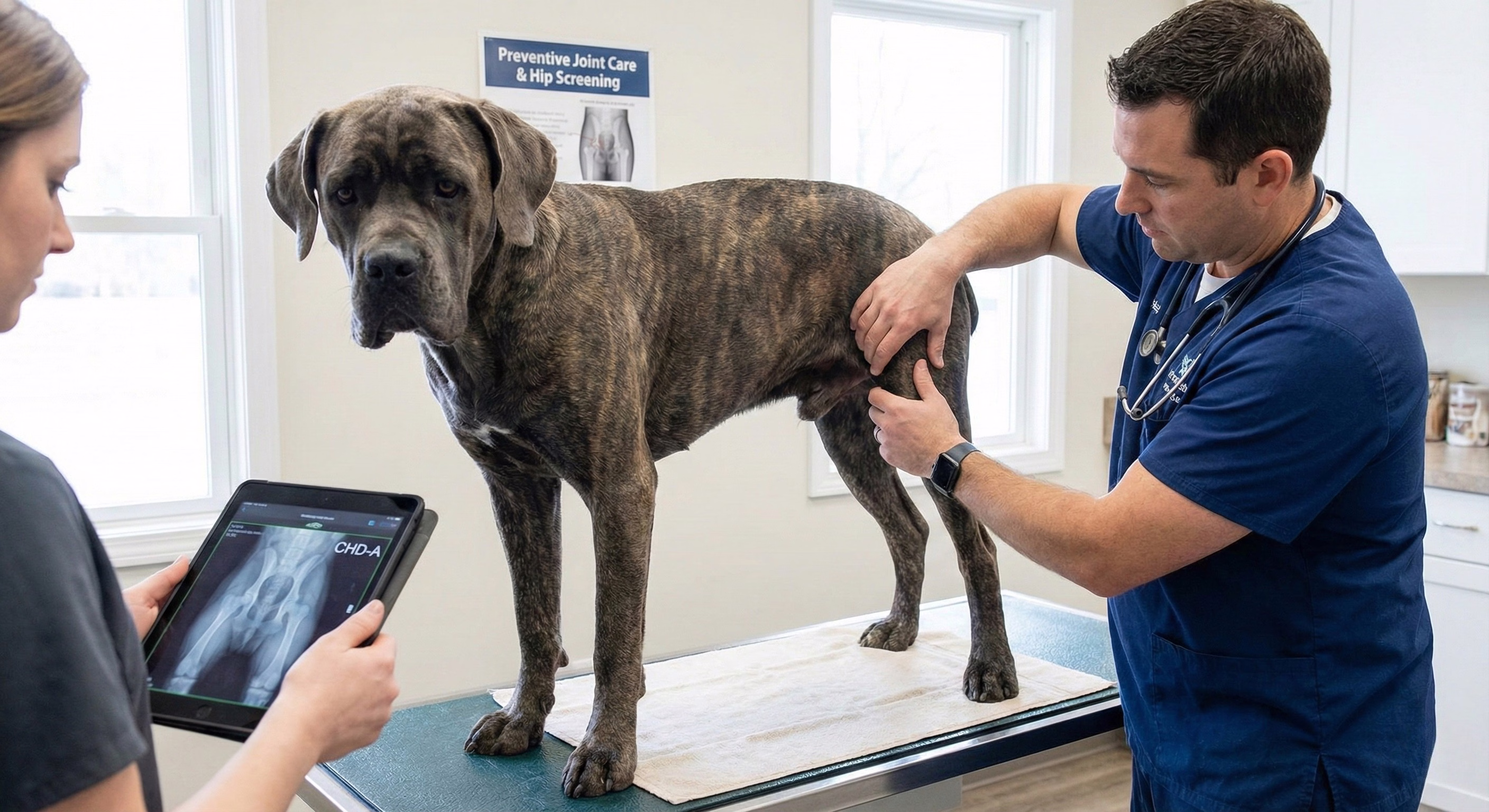 Dysplasie de la hanche du Cane Corso