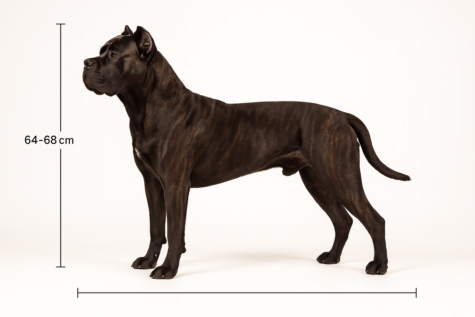 Cane Corso tailles et poids selon FCI