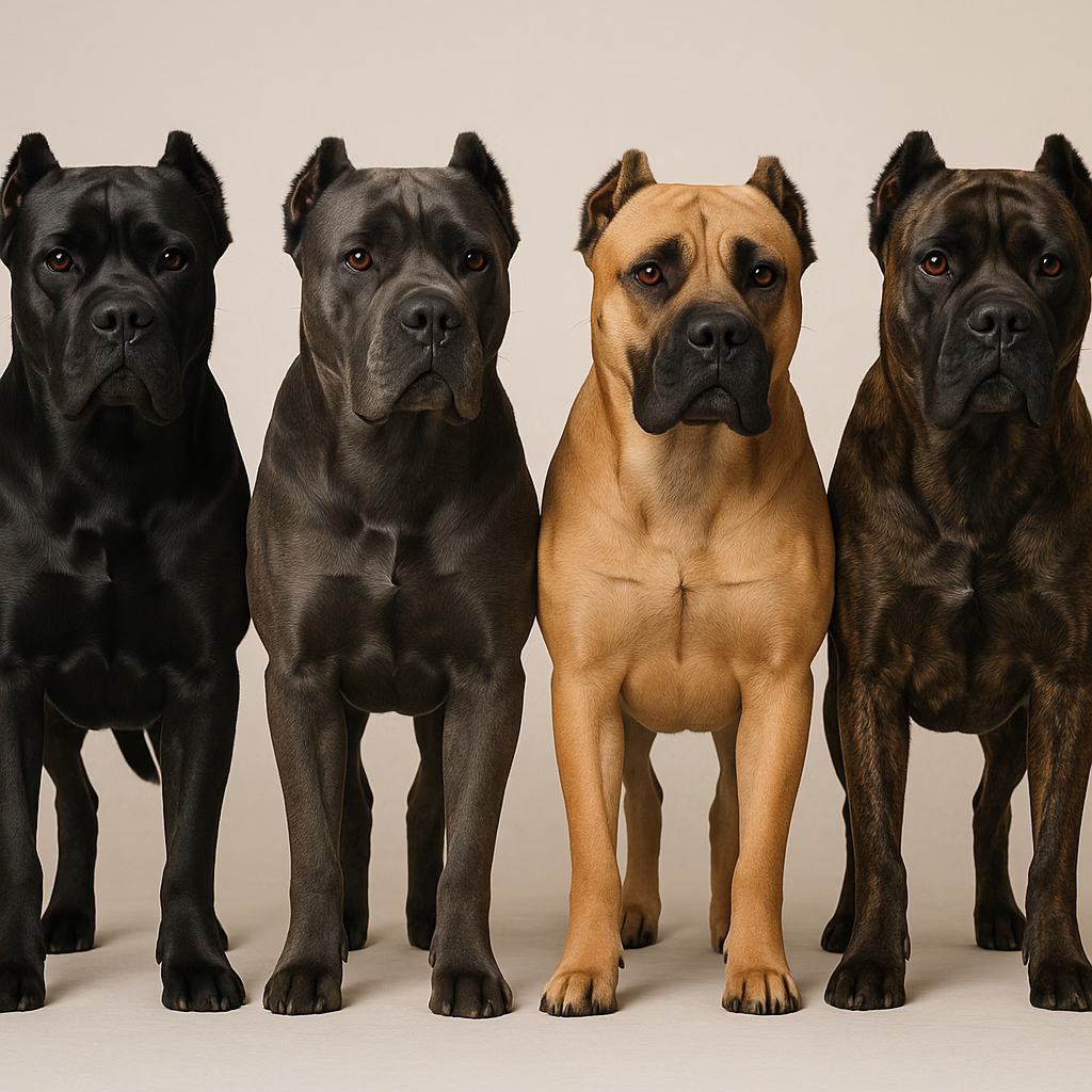 Couleurs de robe du Cane Corso selon FCI