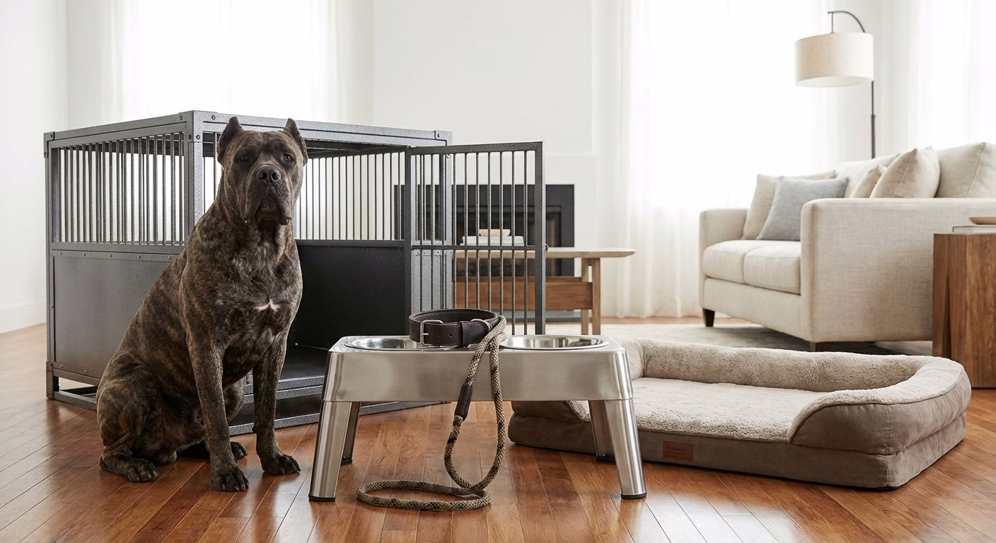 Gamelles surélevées Cane Corso