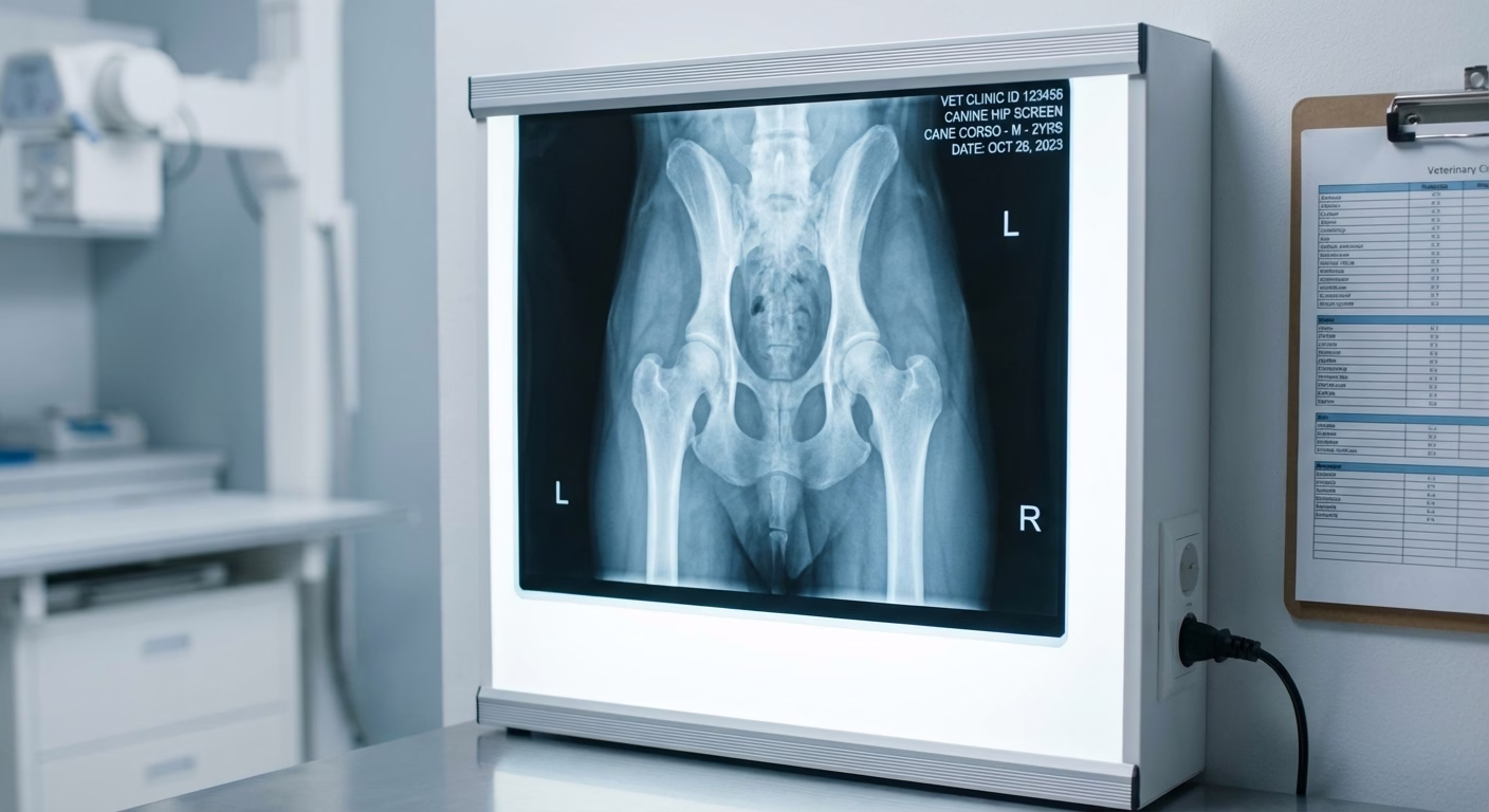 Radiographie dysplasie Cane Corso anesthésie obligatoire