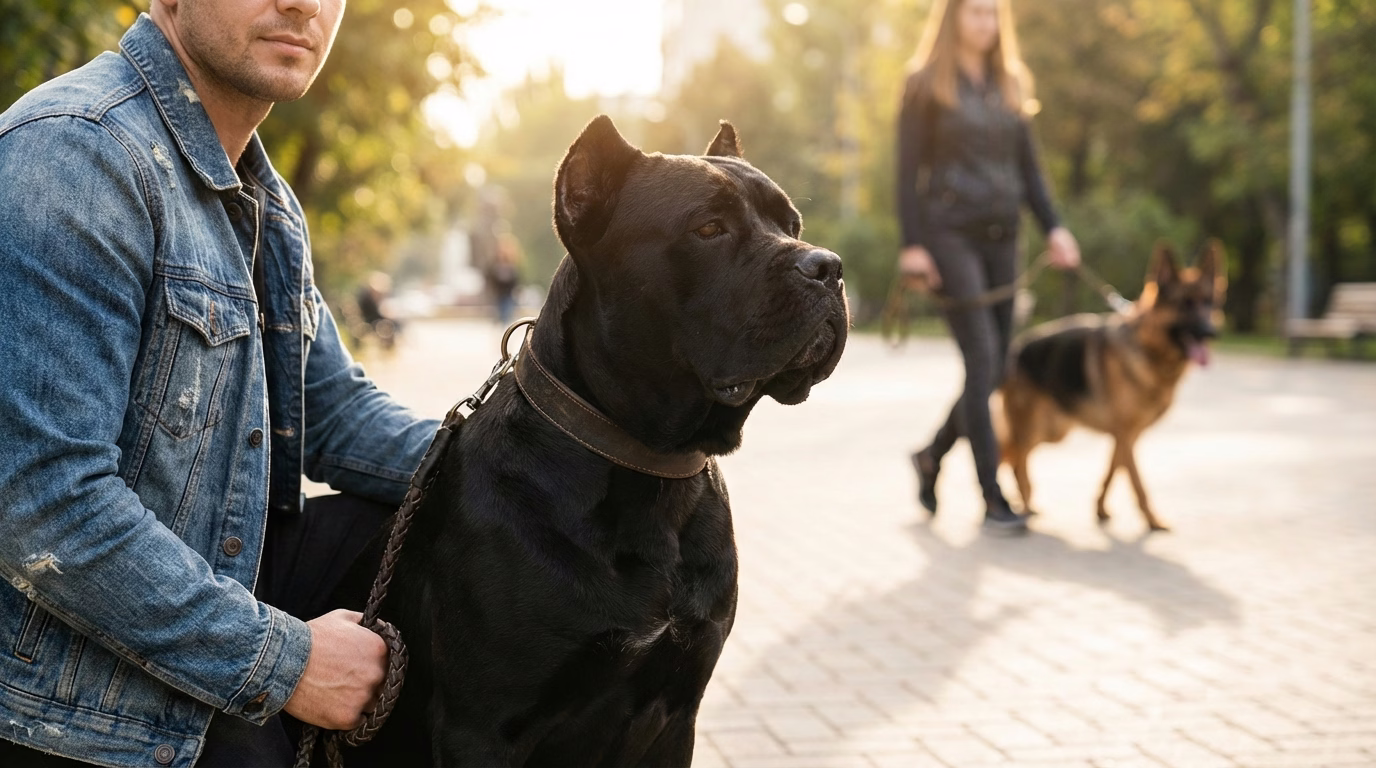 Cane Corso et autres chiens : dominance du même sexe