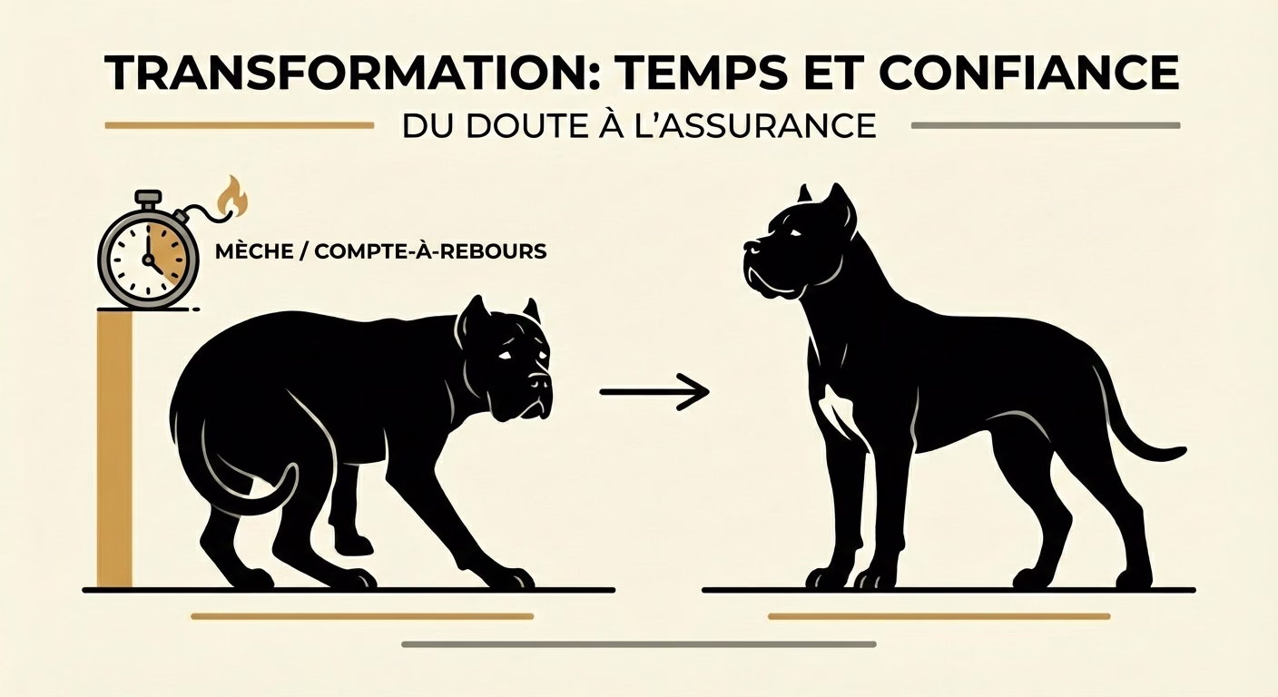 Gestion de la peur chez le Cane Corso : timidité et agressivité défensive