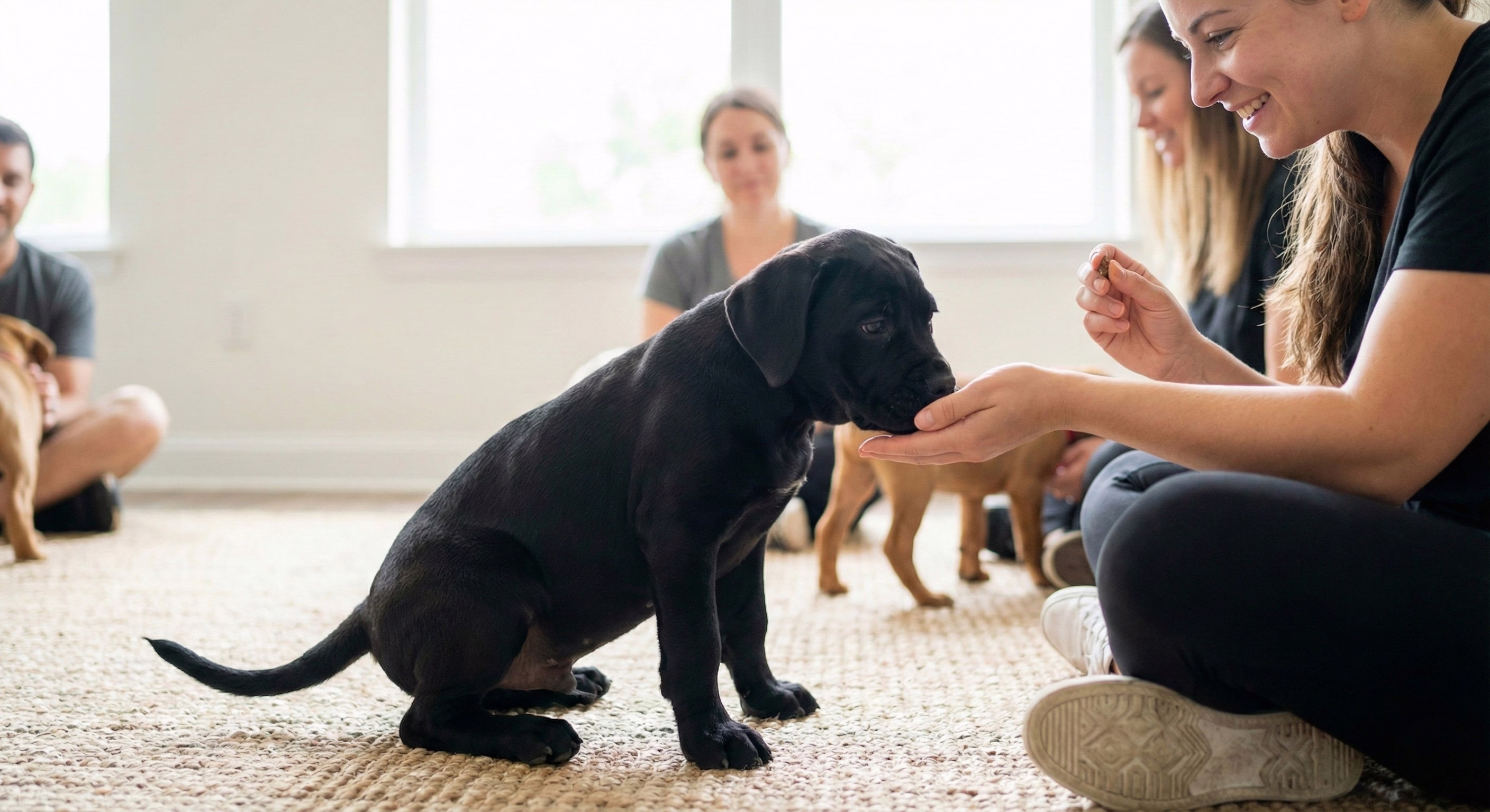 Socialisation précoce chiot Cane Corso