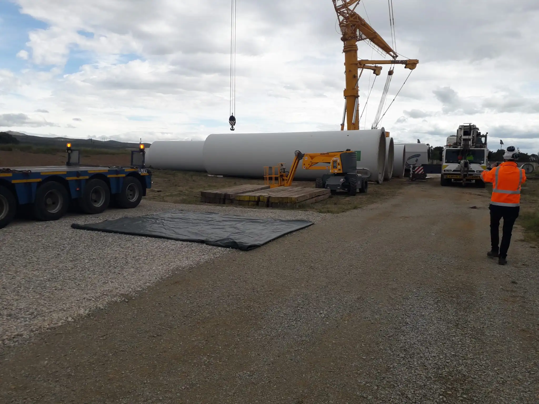 Découpe d'éolienne - Processus de découpe